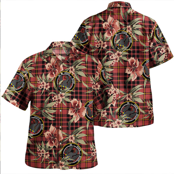 MacIan Ancient Clan Badge Tartan Aloha Hawaiian Shirt Tropical Old Style