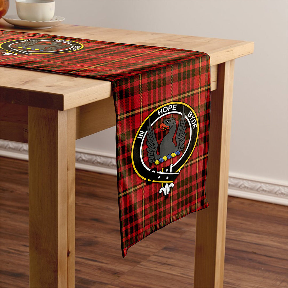 MacIan Weathered Clan Badge Tartan Table Runner