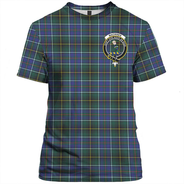 MacInnes Modern Tartan Classic Crest T-Shirt