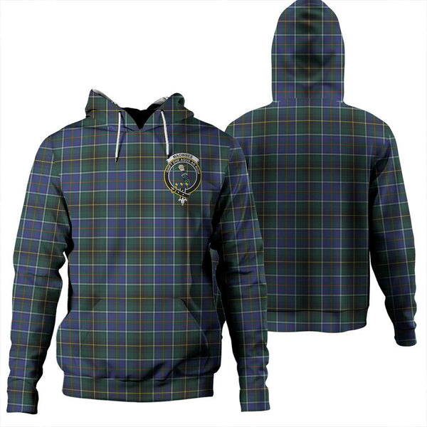 MacInnes Modern Tartan Classic Crest Hoodie