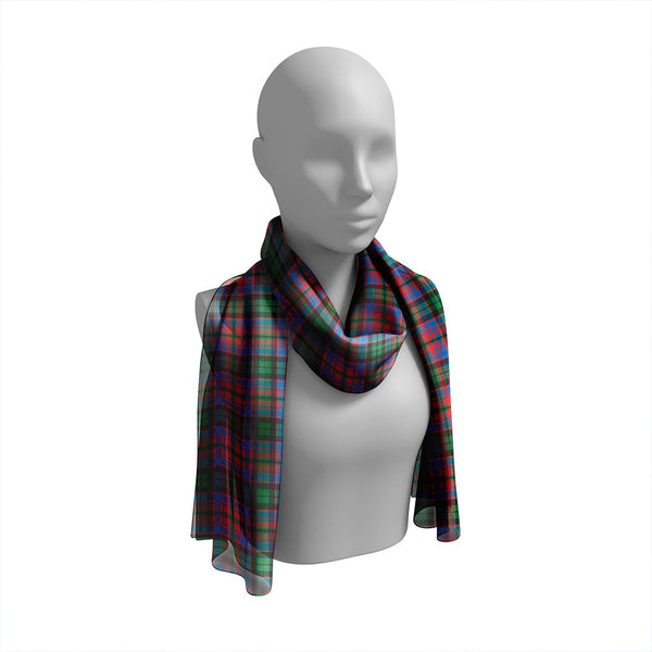 MacInroy Ancient Tartan Classic Silk Habotai Long Scarf