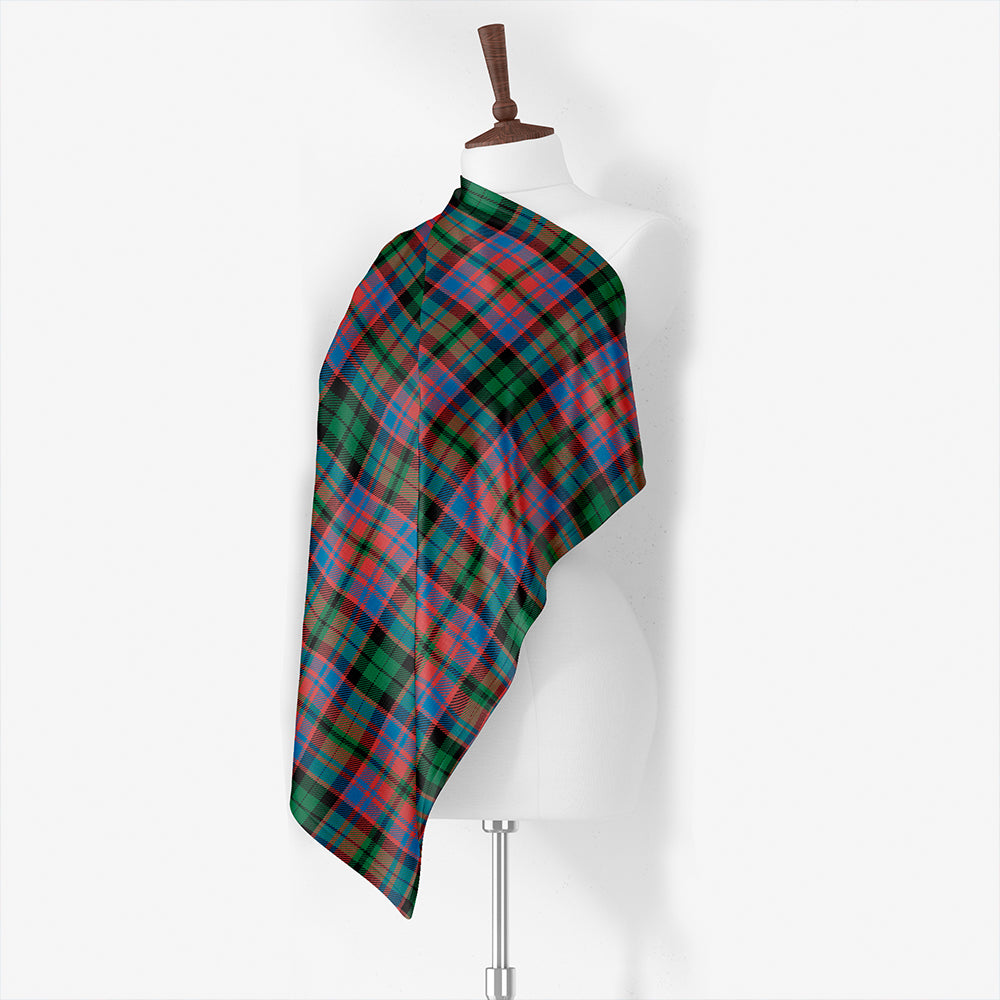 MacInroy Ancient Tartan Classic Silk Habotai Square Scarf