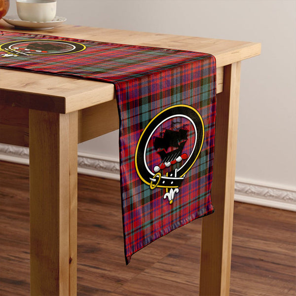 MacInroy Weathered Clan Badge Tartan Table Runner