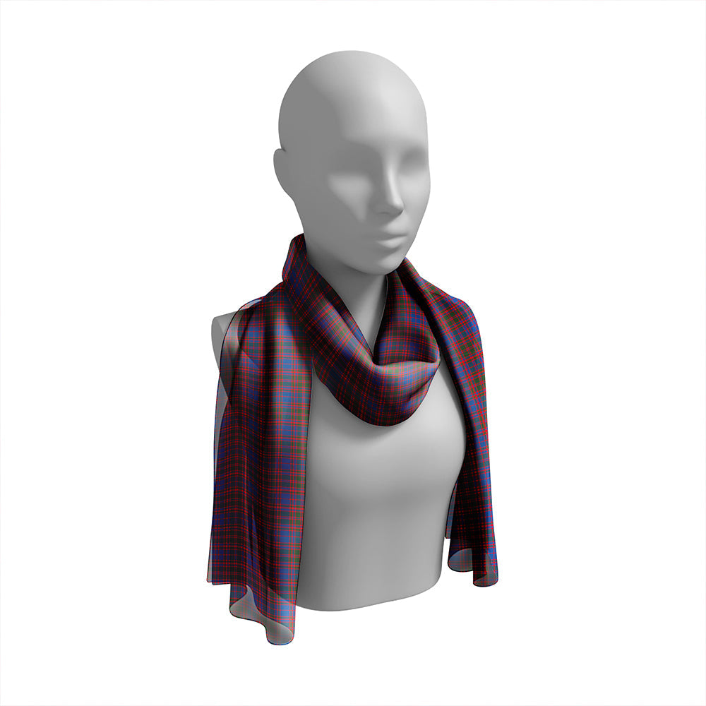 MacIntyre of Littleport Modern Tartan Classic Silk Habotai Long Scarf