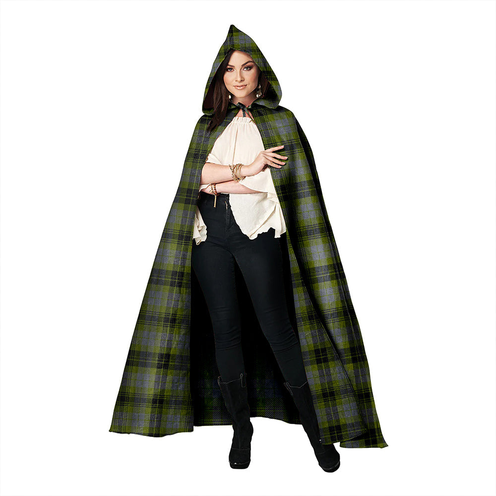 MacIver Modern Clan Badge Tartan Hooded Cloak