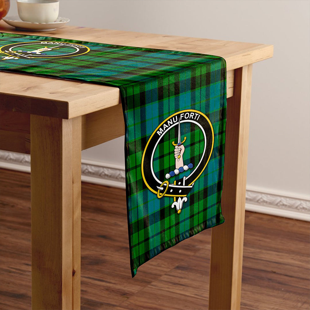 MacKay Ancient Clan Badge Tartan Table Runner