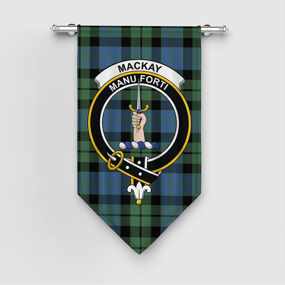 MacKay Ancient Tartan Classic Crest Gonfalon