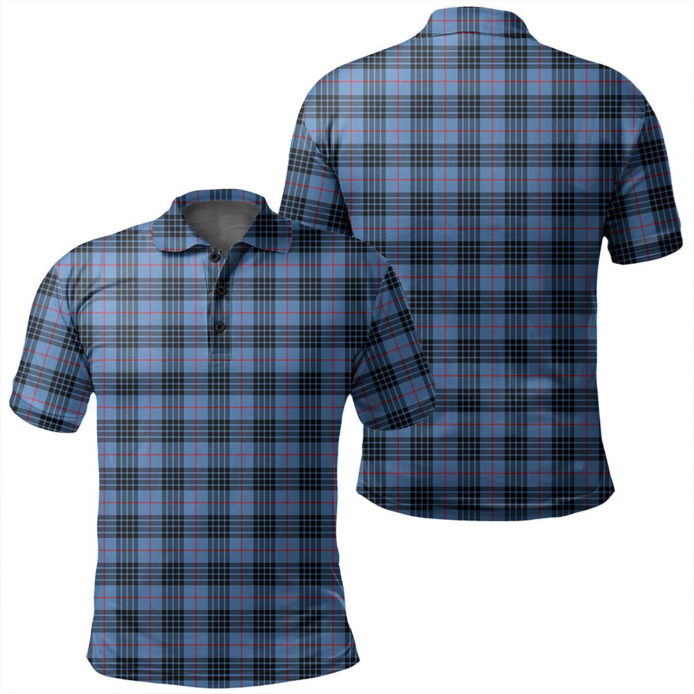 MacKay Blue Tartan Classic Polo Shirt