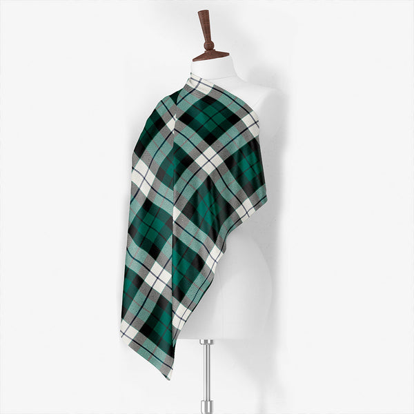 MacKay Dress Modern Tartan Classic Silk Habotai Square Scarf