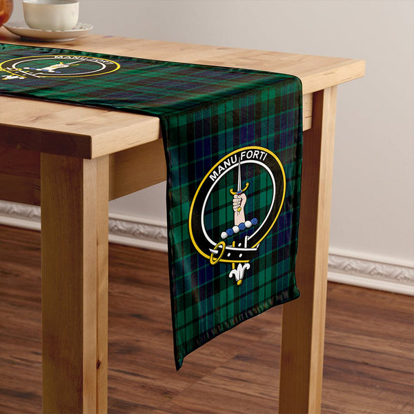 MacKay Modern Clan Badge Tartan Table Runner