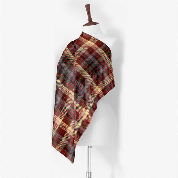 MacKay of Strathnaver Modern Tartan Classic Silk Habotai Square Scarf