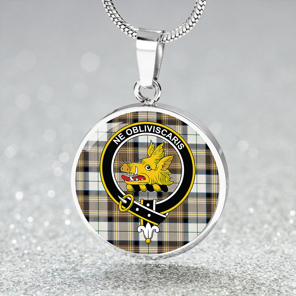 MacKellar Dress Ancient Clan Badge Tartan Classic Circle Necklace