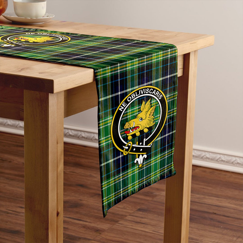 MacKellar Modern Clan Badge Tartan Table Runner