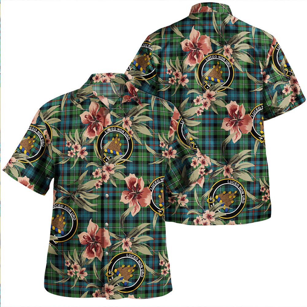 MacKenzie Ancient Clan Badge Tartan Aloha Hawaiian Shirt Tropical Old Style