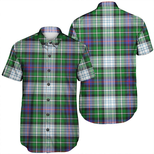 MacKenzie Dress Modern Tartan Classic Short Sleeve Shirt