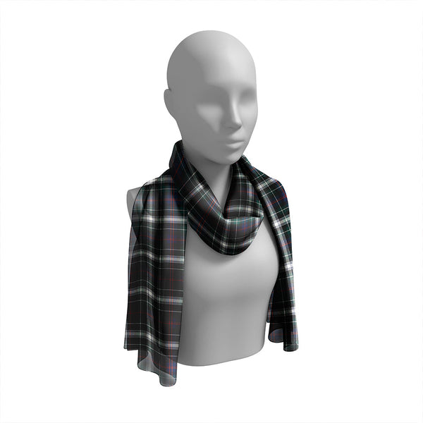 MacKenzie Dress #2 Modern Tartan Classic Silk Habotai Long Scarf