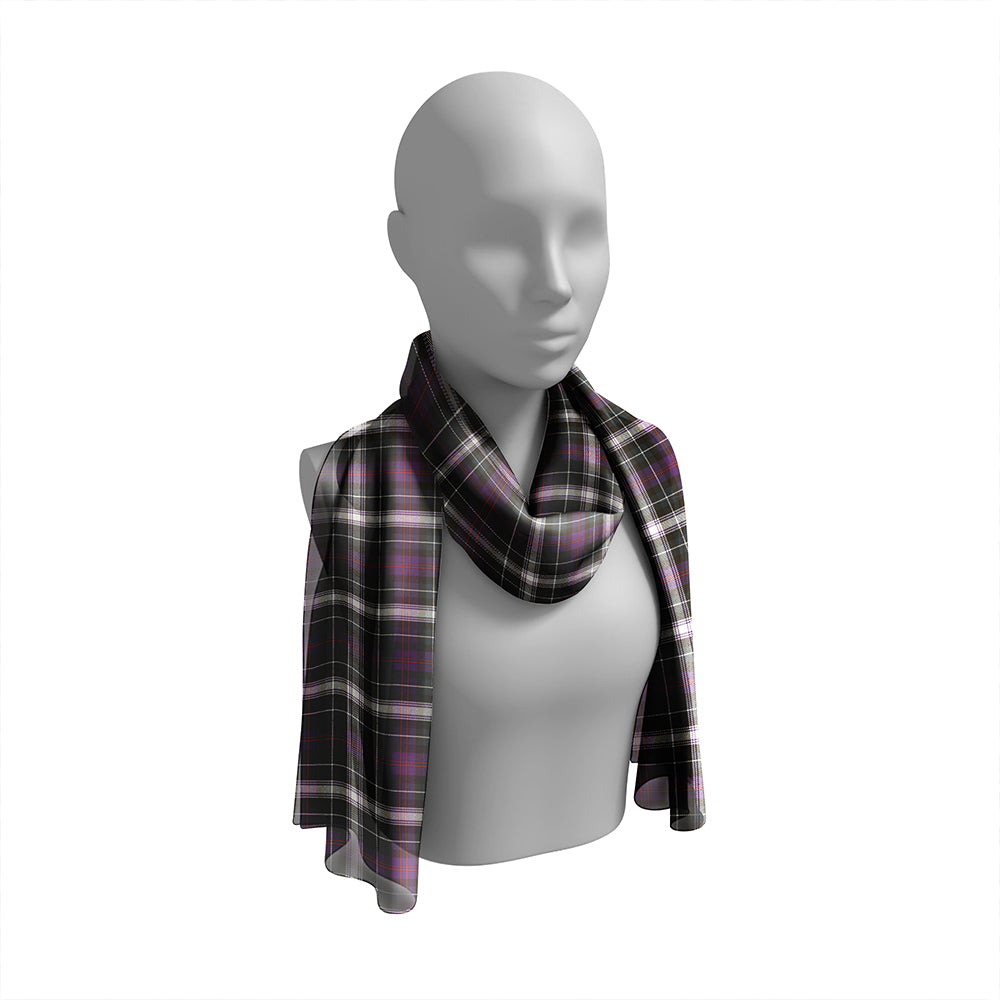 MacKenzie Dress #2 Weathered Tartan Classic Silk Habotai Long Scarf