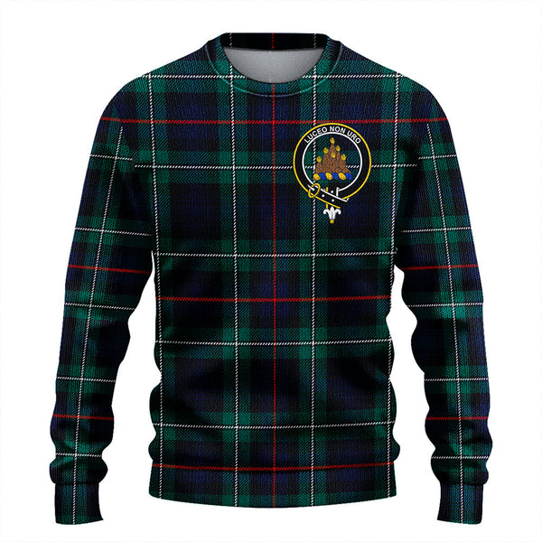 MacKenzie Modern Clan Badge Tartan Knitted Sweater