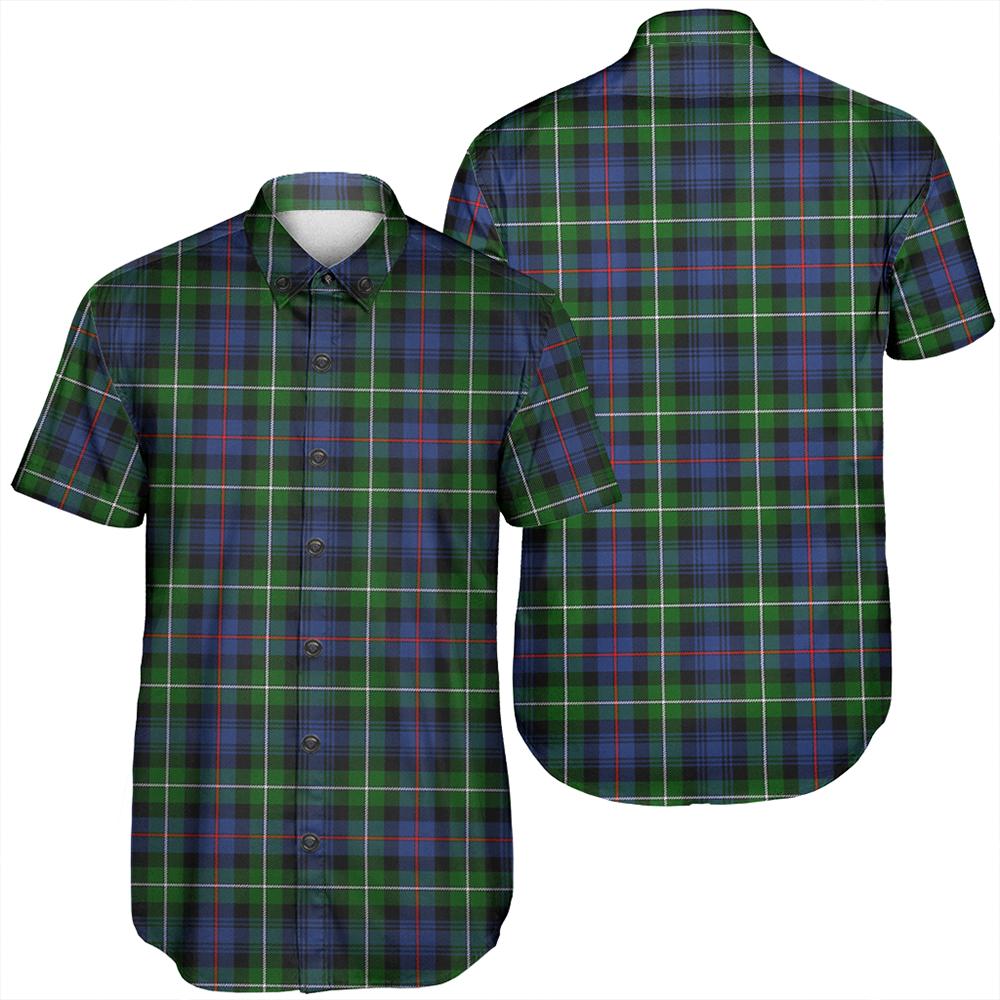 MacKenzie Modern Tartan Classic Short Sleeve Shirt