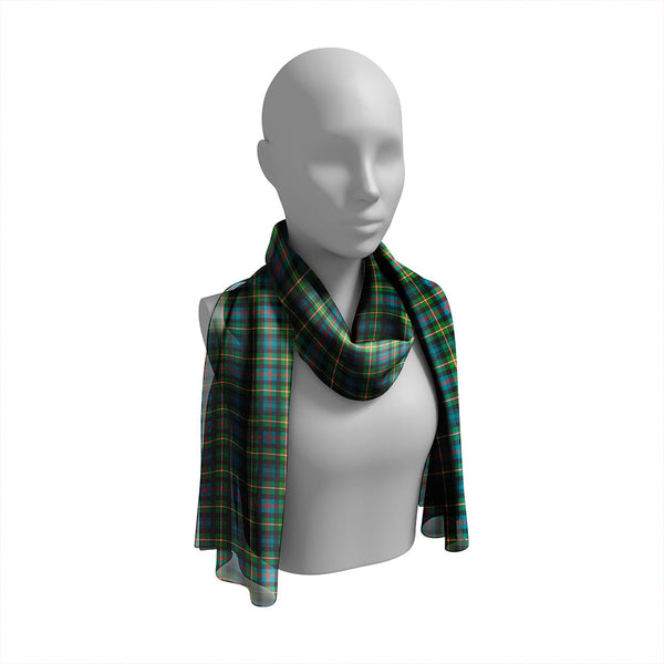 MacKenzie Morgan Ancient Tartan Classic Silk Habotai Long Scarf