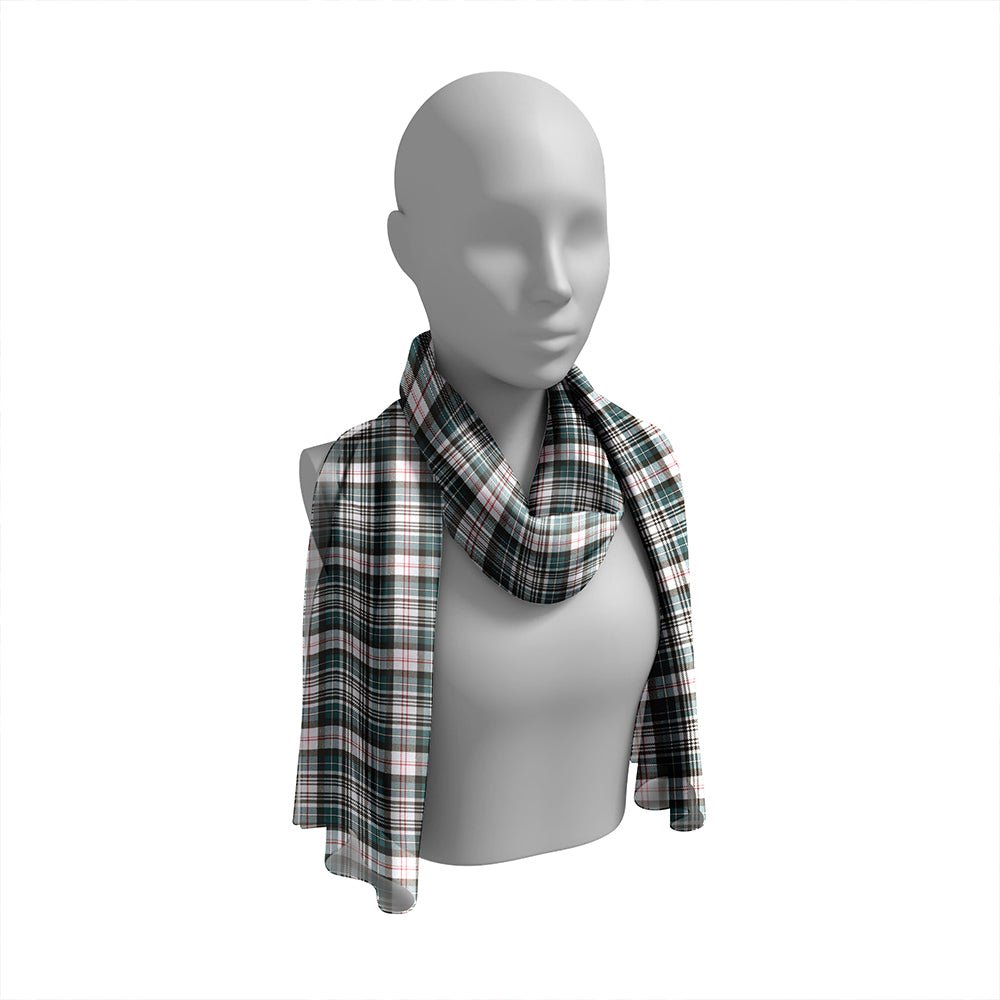 MacKenzie #2 Weathered Tartan Classic Silk Habotai Long Scarf