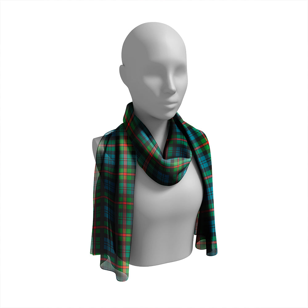 MacKinlay Ancient Tartan Classic Silk Habotai Long Scarf