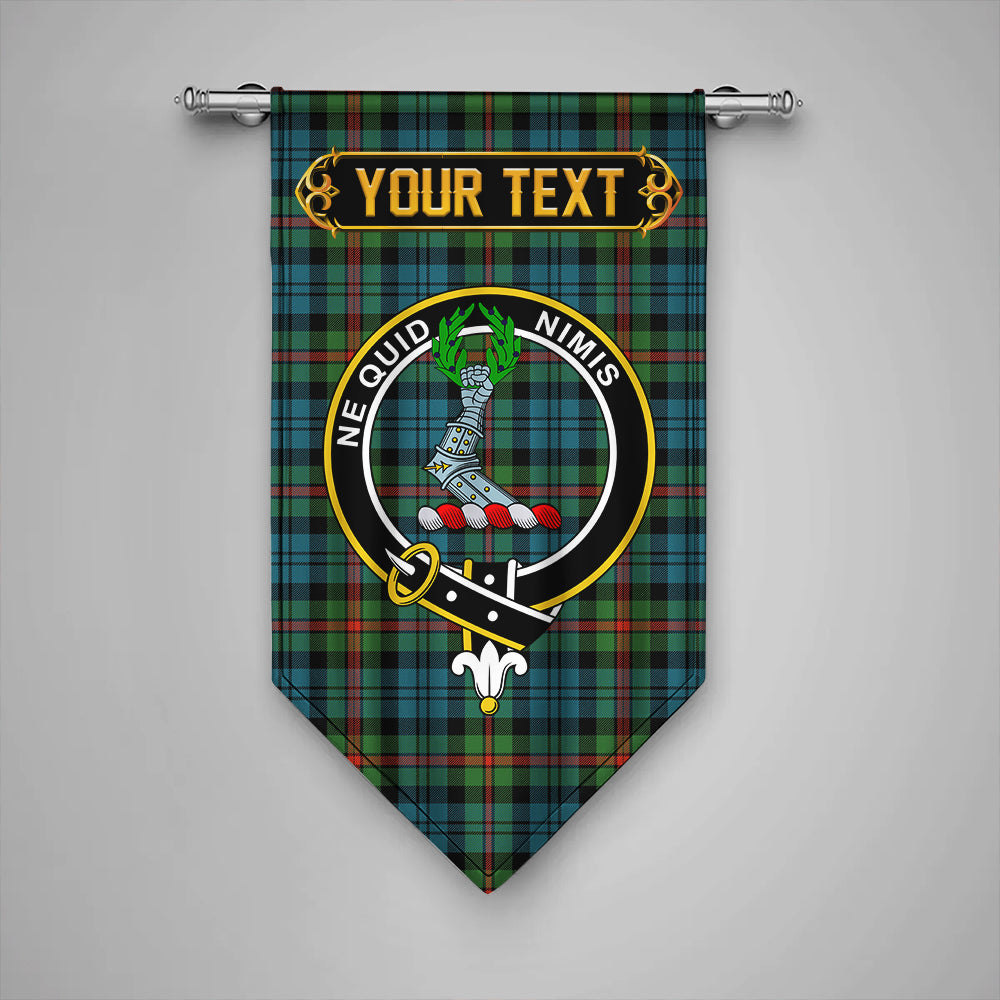 MacKinlay Ancient Clan Badge Tartan Gonfalon Personalize