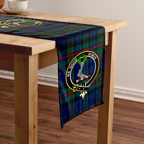 MacKinlay Modern Clan Badge Tartan Table Runner