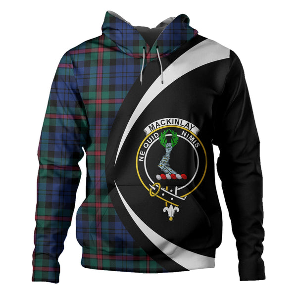 MacKinlay Modern Clan Badge Tartan Hoodie Circle Style