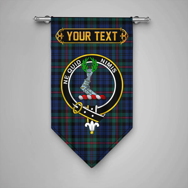 MacKinlay Modern Clan Badge Tartan Gonfalon Personalize