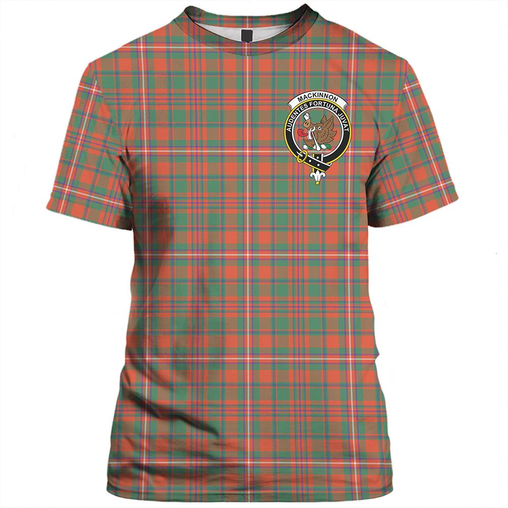 MacKinnon Ancient Tartan Classic Crest T-Shirt