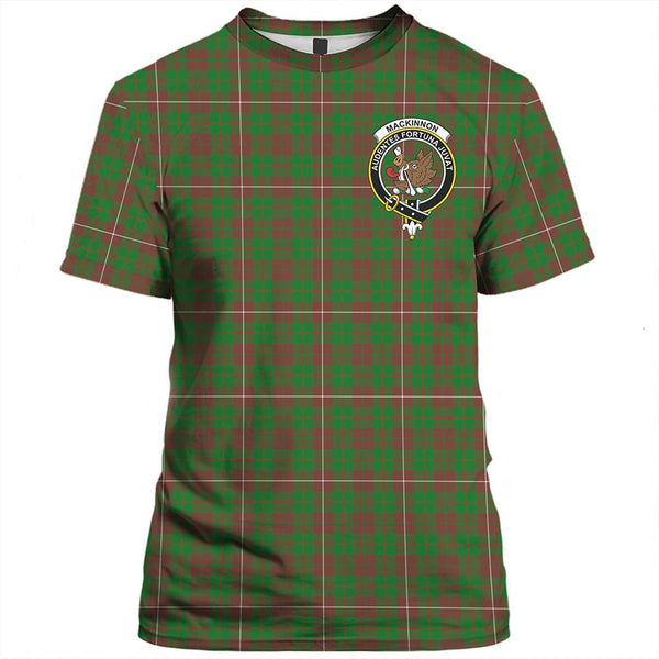 MacKinnon Hunting Modern Tartan Classic Crest T-Shirt