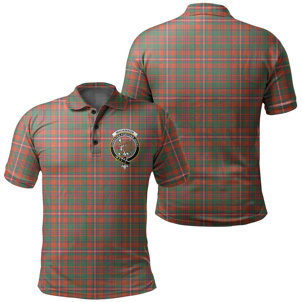 MacKinnon Ancient Tartan Classic Crest Polo Shirt