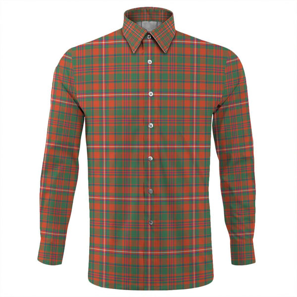 MacKinnon Ancient Tartan Classic Long Sleeve Button Shirt