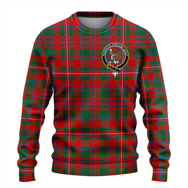 MacKinnon Ancient Clan Badge Tartan Knitted Sweater