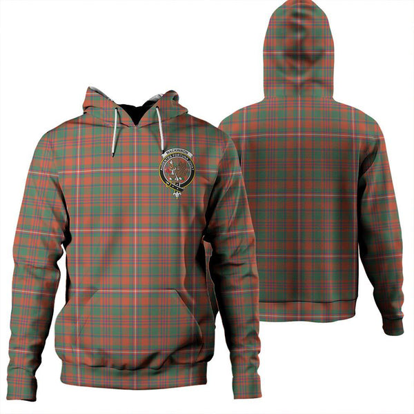 MacKinnon Ancient Tartan Classic Crest Hoodie