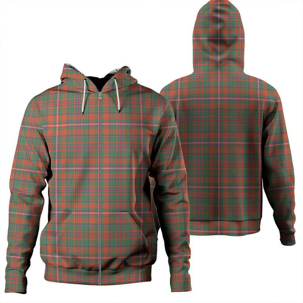 MacKinnon Ancient Tartan Classic Zipper Hoodie