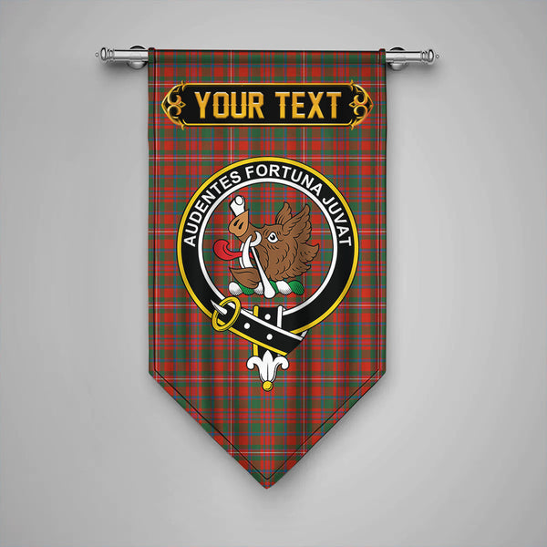 MacKinnon Ancient Clan Badge Tartan Gonfalon Personalize