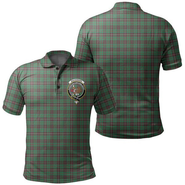 MacKinnon Hunting Ancient Tartan Classic Crest Polo Shirt