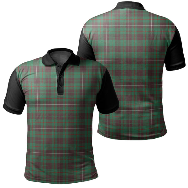 MacKinnon Hunting Ancient Tartan Classic Polo Shirt Black Neck 1 Style