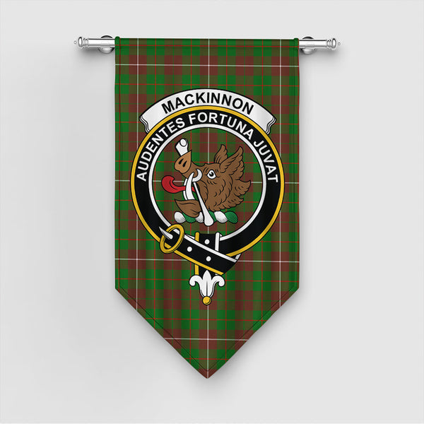 MacKinnon Hunting Modern Tartan Classic Crest Gonfalon