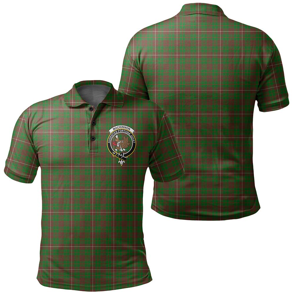 MacKinnon Hunting Modern Tartan Classic Crest Polo Shirt