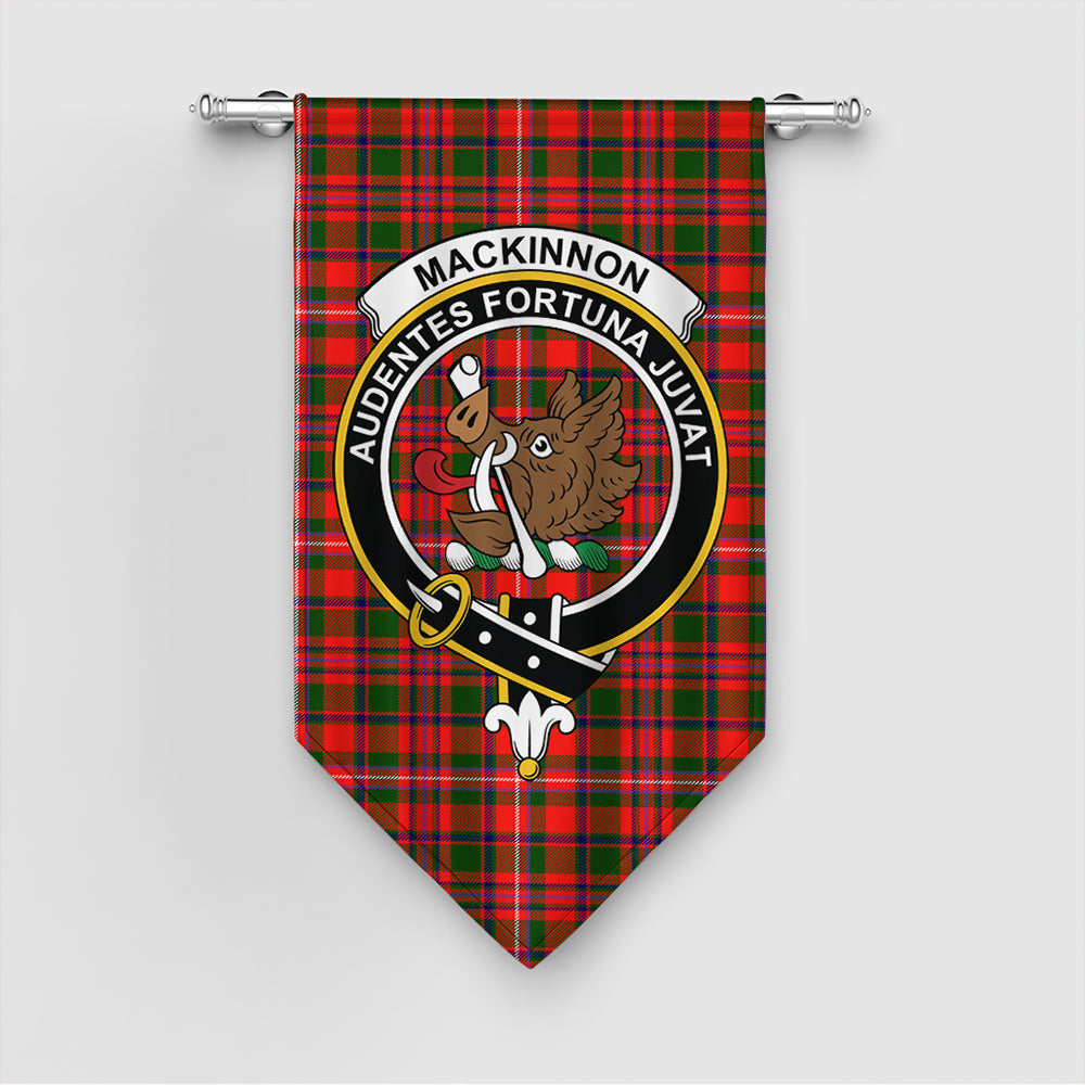 MacKinnon Modern Tartan Classic Crest Gonfalon