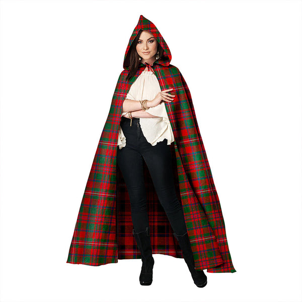 MacKinnon Modern Clan Badge Tartan Hooded Cloak