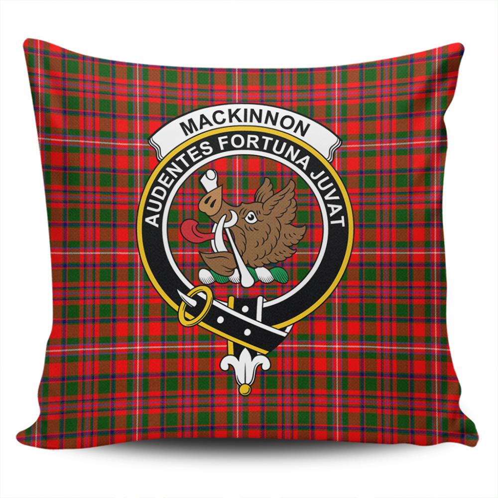 MacKinnon Modern Tartan Classic Crest Pillow Cover