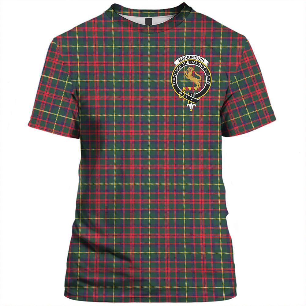 MacKintosh Hunting Modern Tartan Classic Crest T-Shirt