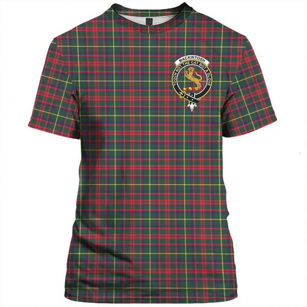 MacKintosh Hunting Modern Tartan Classic Crest T-Shirt