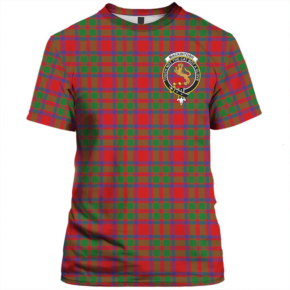 MacKintosh Modern Tartan Classic Crest T-Shirt