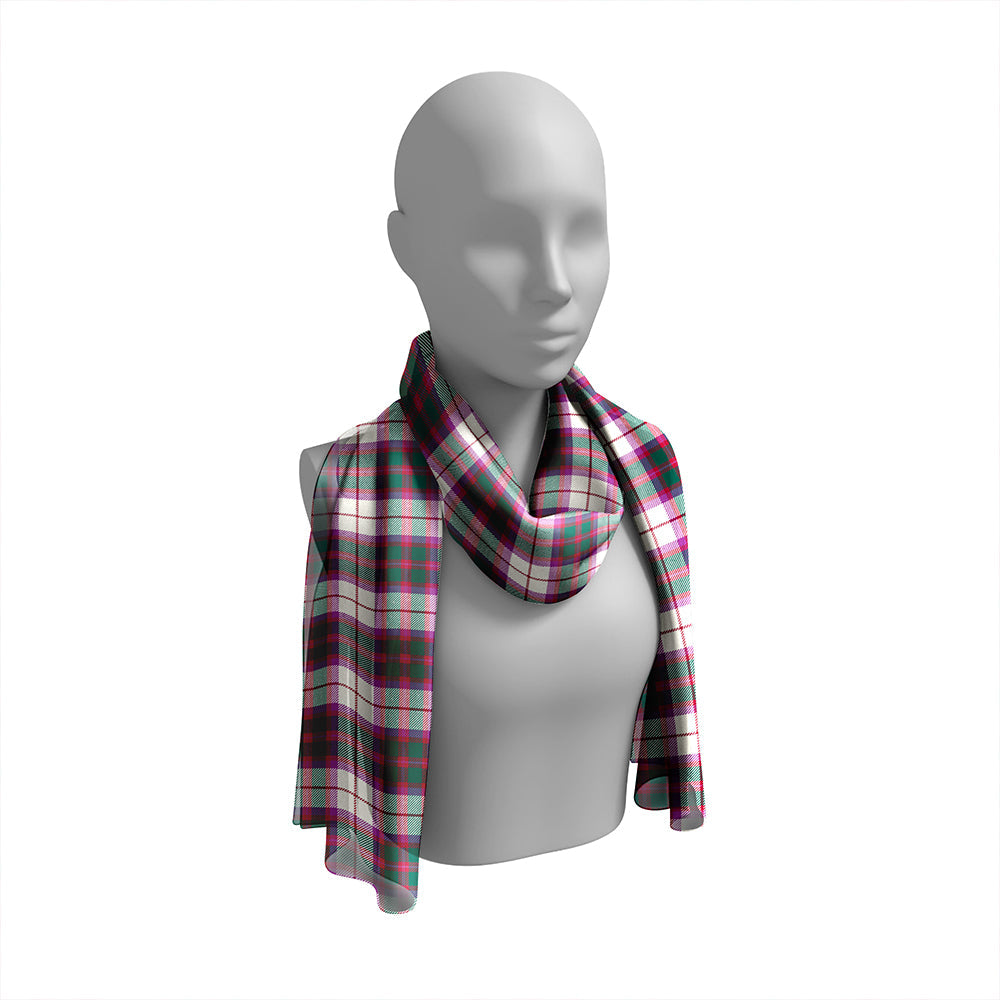 MacKintosh Artefact Modern Tartan Classic Silk Habotai Long Scarf