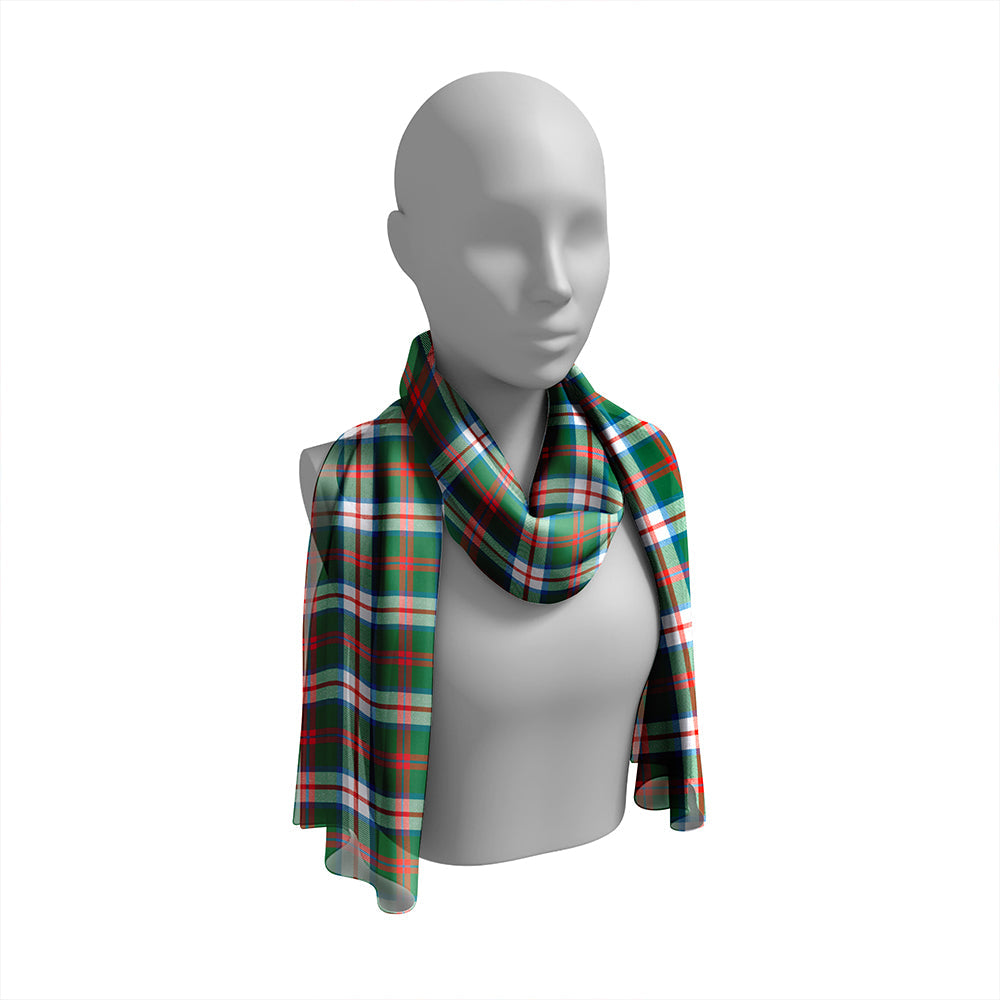 MacKintosh Dress Ancient Tartan Classic Silk Habotai Long Scarf